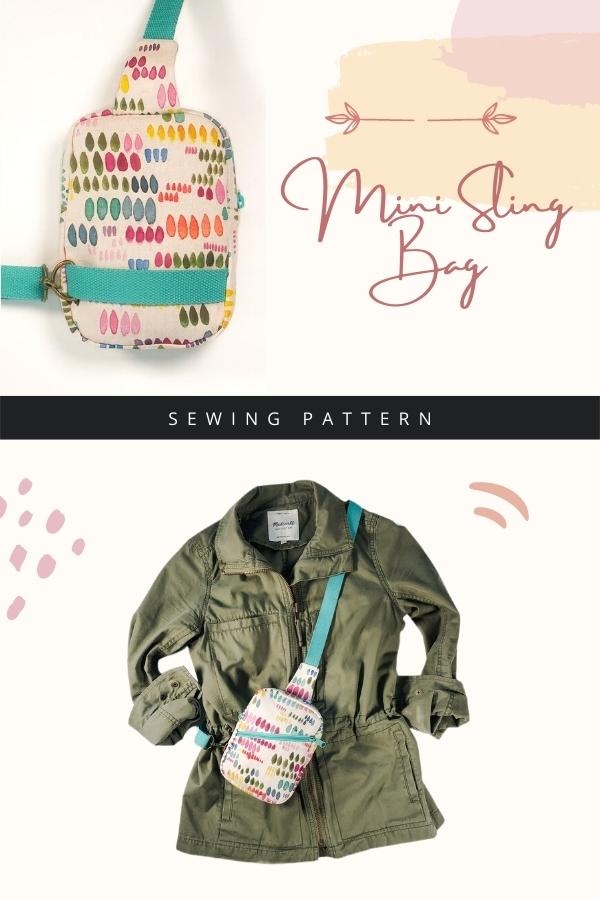 New MINI Sling Bag Sewing Pattern Small Sling Backpack 