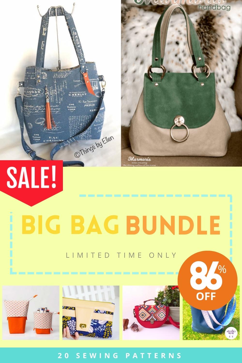 Big Bag Bundle sale - limited time offer - Sew Modern Bags