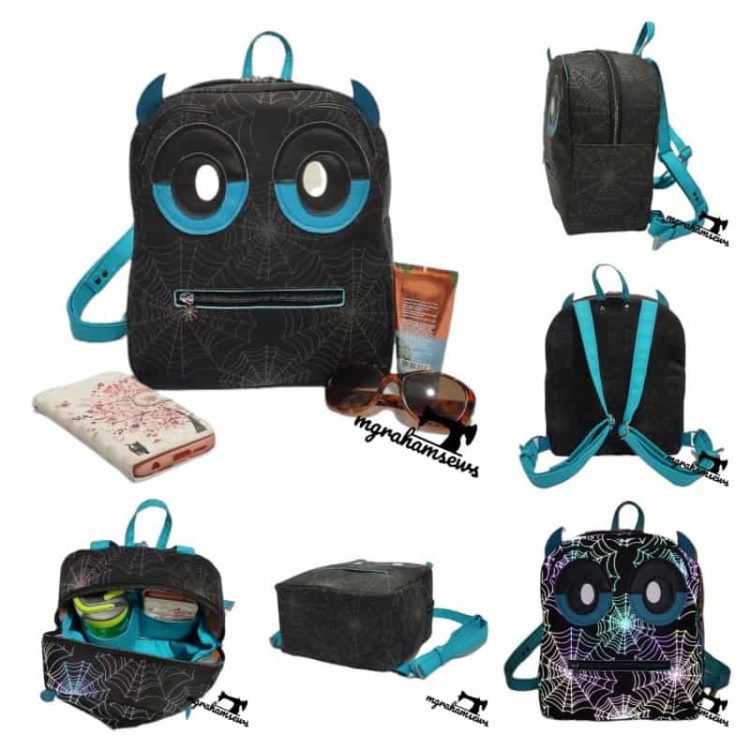 Monster Add-On to the Luna Backpack sewing pattern (with video)