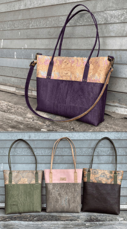 Custom Tote Bag pattern generator (2 styles) - Sew Modern Bags