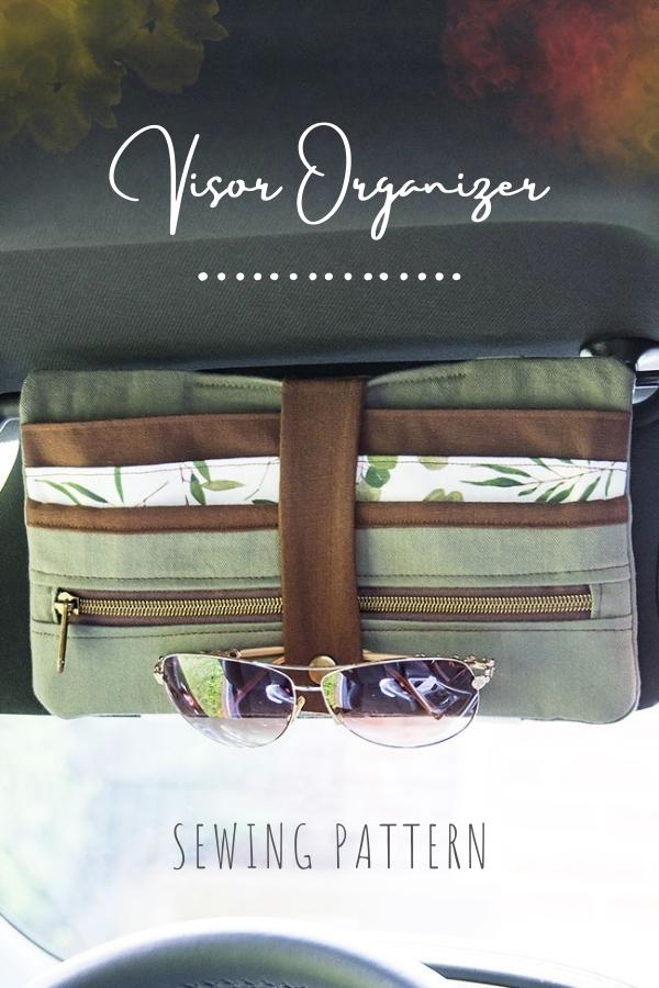 Visor Organizer sewing pattern