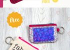 Zip It Janice Zippered ID Case FREE sewing pattern (with video)