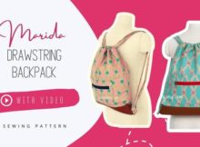 Marida Drawstring Backpack sewing pattern (with video)