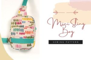 Mini Sling Bag sewing pattern