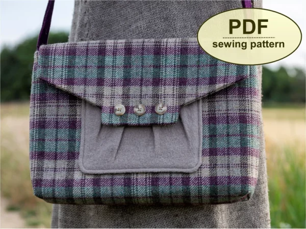 Edingthorpe Satchel Messenger Bag sewing pattern