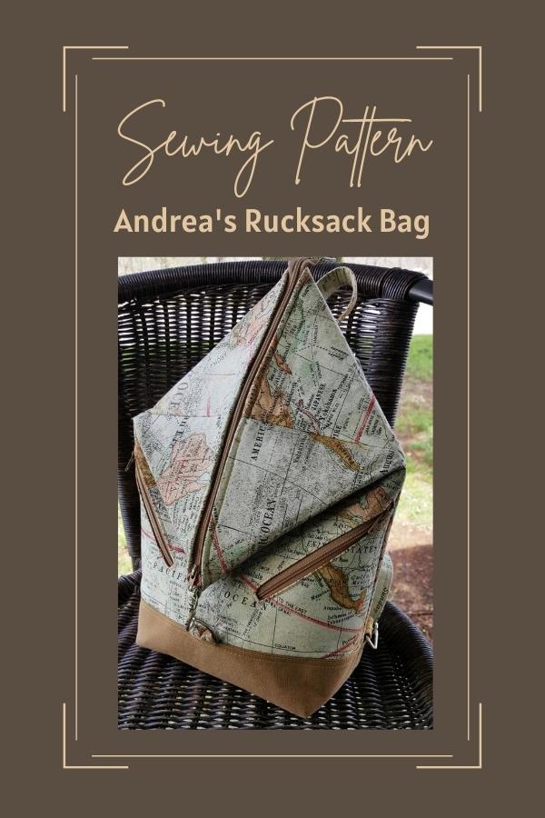 Andrea's Rucksack Bag sewing pattern (2 sizes)