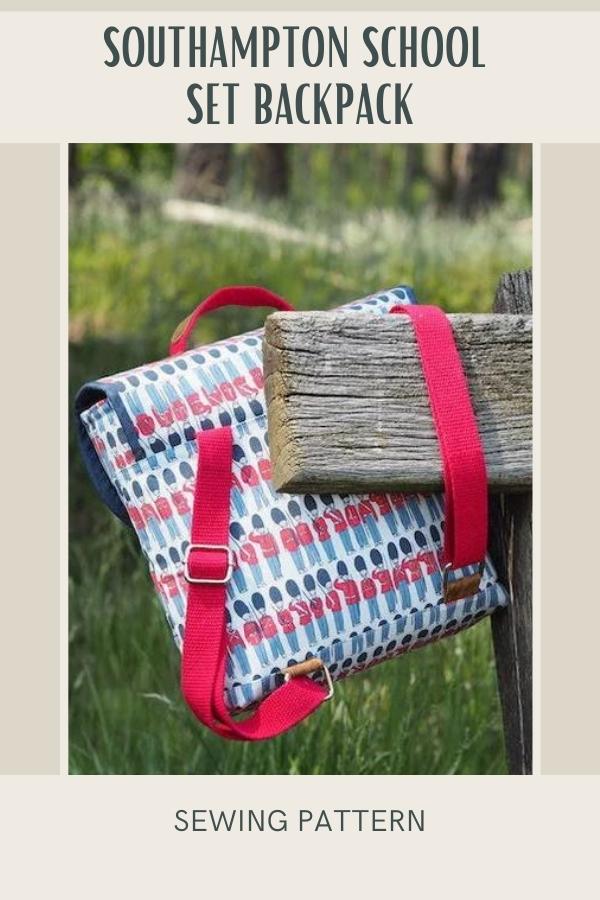 Southampton School Set Backpack sewing pattern