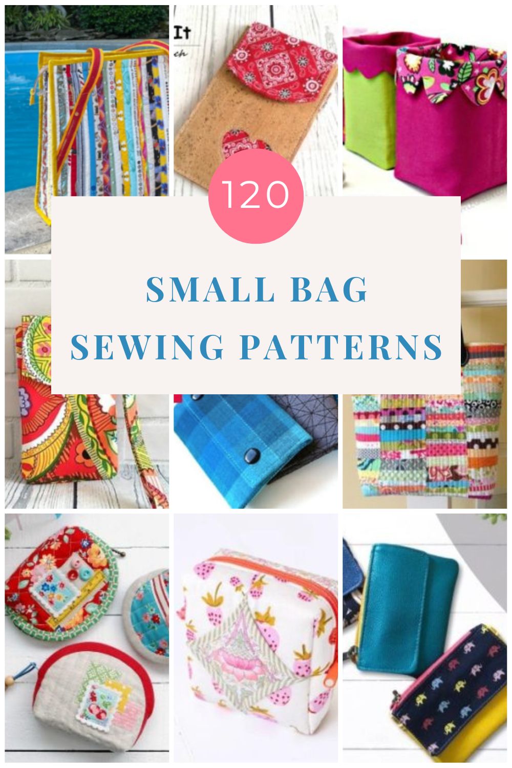 Purse Bag Free Patterns – diy pouch and bag with sewingtimes