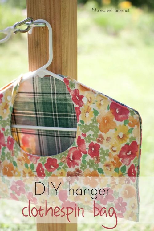 Clothespin Bag FREE sewing pattern Sew Modern Bags