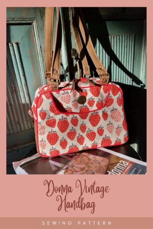 Donna Vintage Handbag sewing pattern Sew Modern Bags