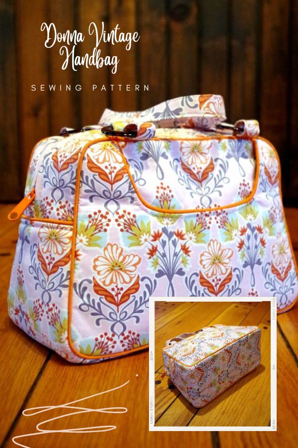 Donna Vintage Handbag sewing pattern - Sew Modern Bags