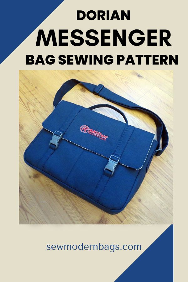 Dorian Messenger Bag sewing pattern