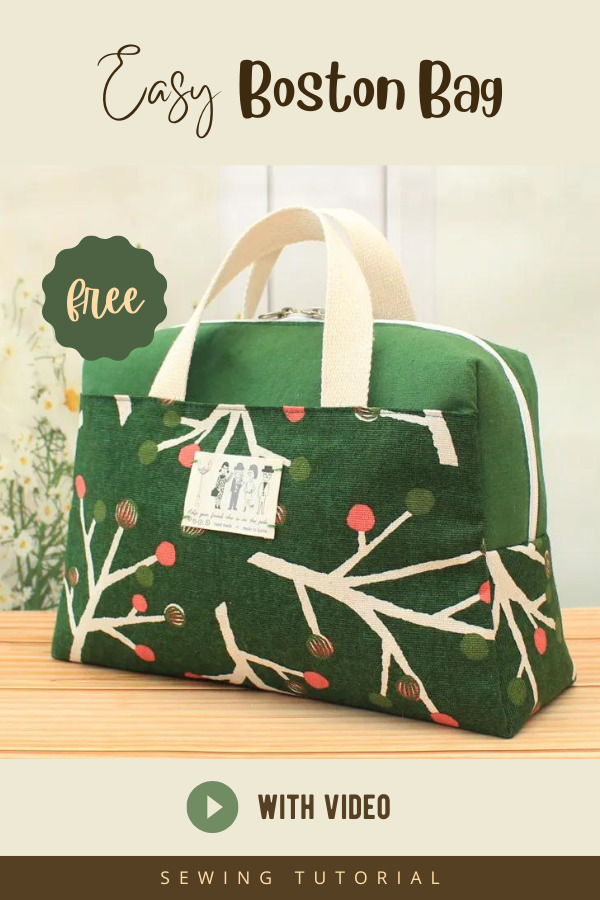 Boston bag pattern free new arrivals