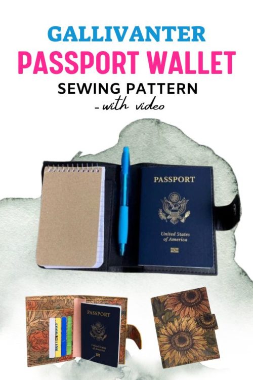 Gallivanter Passport Wallet sewing pattern (with video) Sew Modern Bags