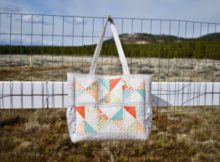 Irene Patchwork Tote Bag FREE sewing tutorial (with video)