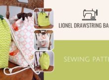 Lionel Drawstring Backpack sewing pattern