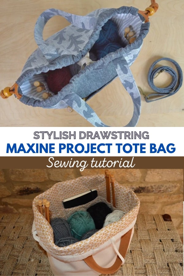 Maxine Project Tote Bag sewing pattern (3 sizes + video)
