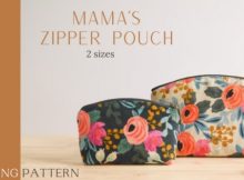 Mama's Zipper Pouch sewing pattern (2 sizes)