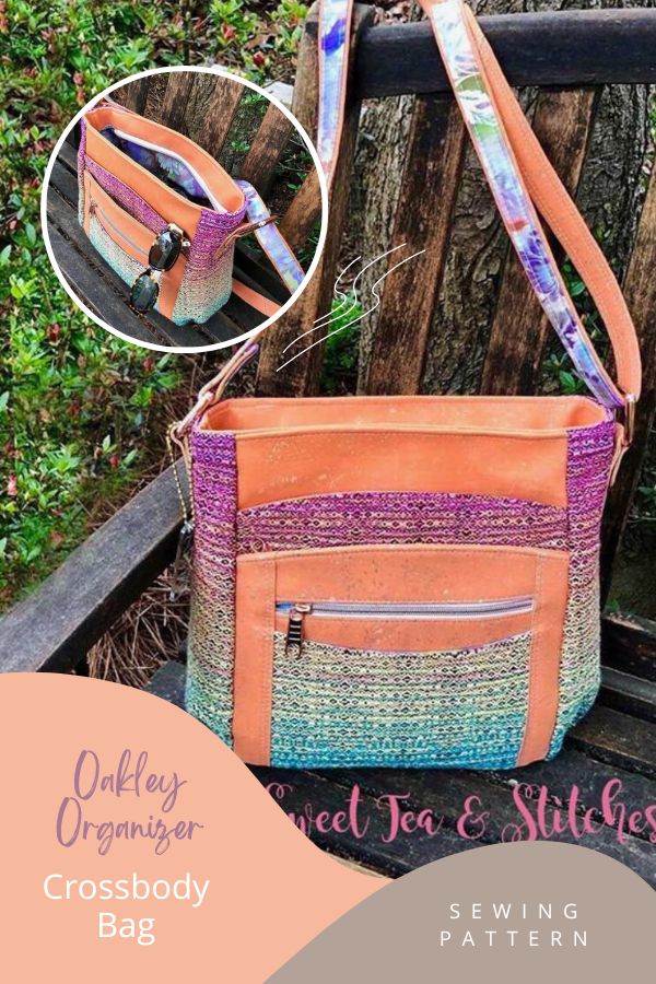 Oakley Organizer Crossbody Bag sewing pattern