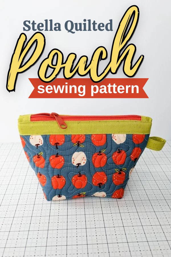 Stella Zipper Pouch sewing pattern (3 sizes)