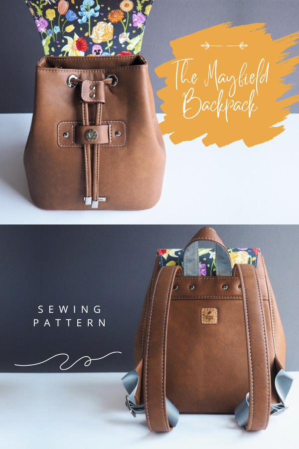 The Mayfield Backpack sewing pattern Sew Modern Bags