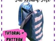 The Weavit Tote Bag sewing pattern