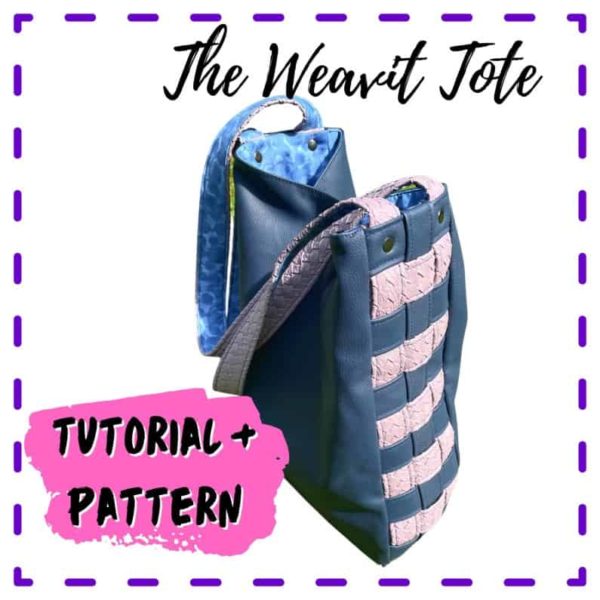 The Weavit Tote Bag sewing pattern
