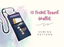 12 Pocket Travel Wallet sewing pattern
