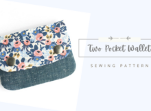 Two Pocket Wallet sewing pattern