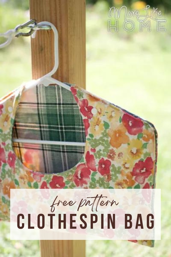 Vintage clothespin bag online pattern