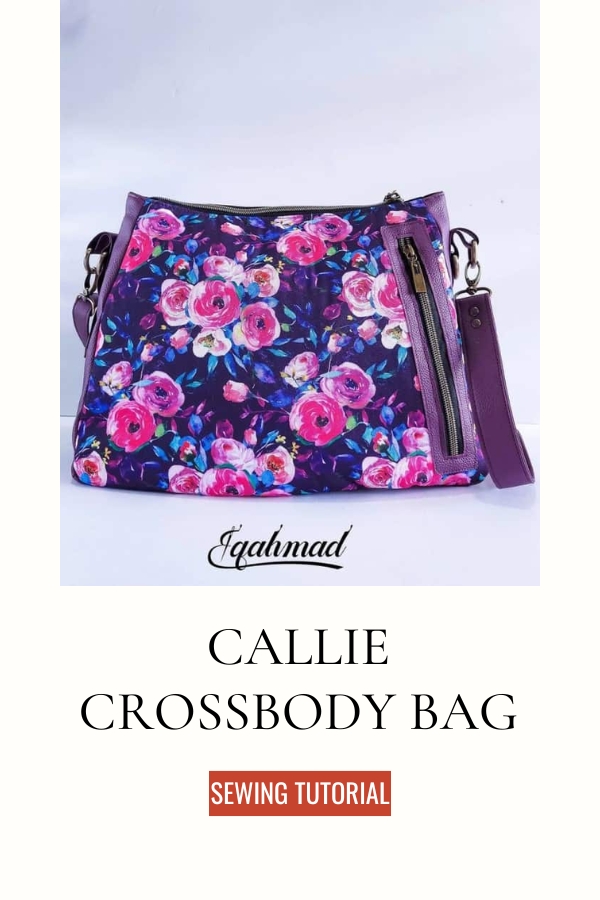 The Callie Crossbody Bag sewing pattern (with videos)