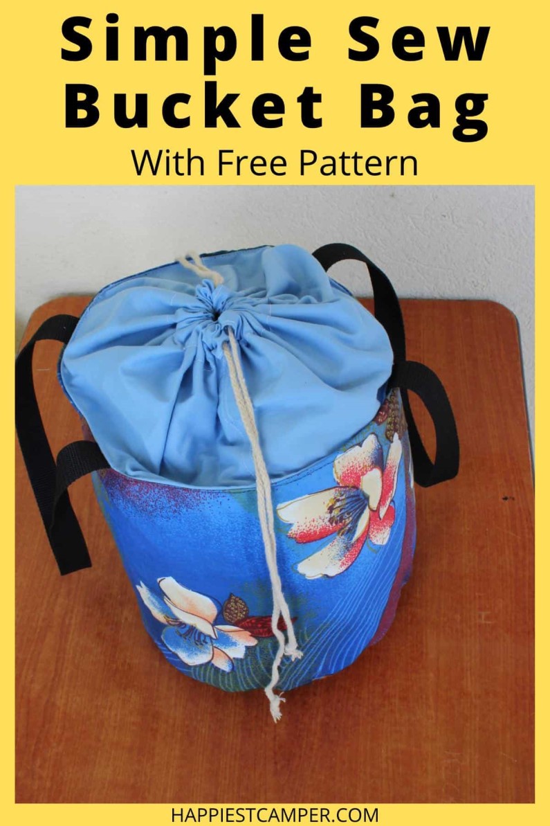 Kitchen rag bag - FREE sewing pattern & tutorial - Sew Modern Bags