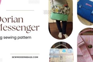 Dorian Messenger Bag sewing pattern