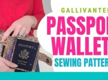 Gallivanter Passport Wallet sewing pattern (with video)