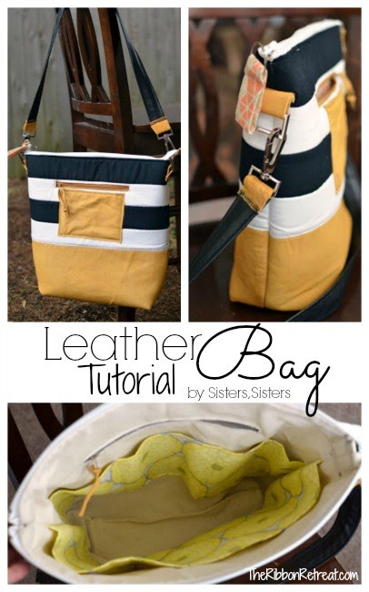 Leather Bag FREE sewing tutorial