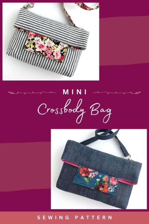 Mini Crossbody Bag sewing pattern - Sew Modern Bags