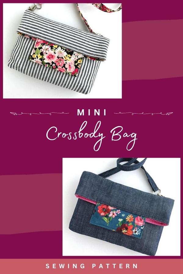 Mini Crossbody Bag sewing pattern