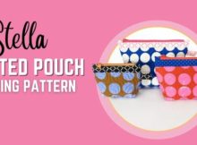 Stella Zipper Pouch sewing pattern (3 sizes)