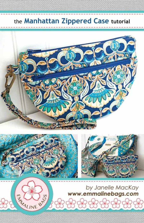 The Manhattan Zipper case FREE sewing pattern - Sew Modern Bags