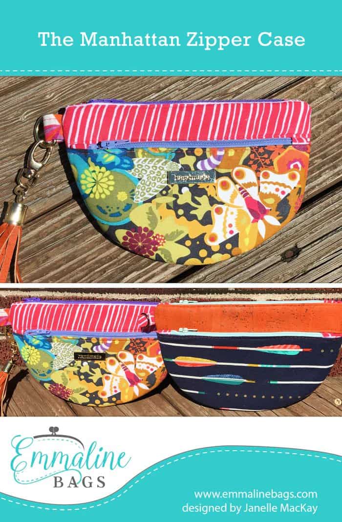 The Manhattan Zipper case FREE sewing pattern