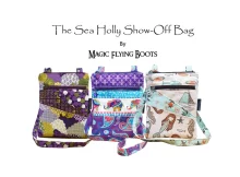 The Sea Holly Show-Off Bag sewing pattern featured image