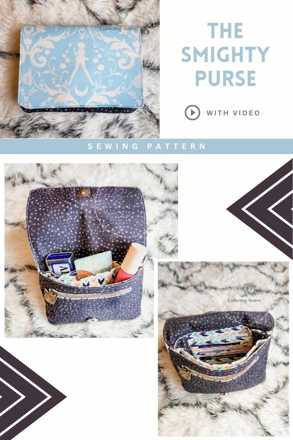 The Mighty Mini Crossbody Phone Bag PDF Sewing Pattern & Video