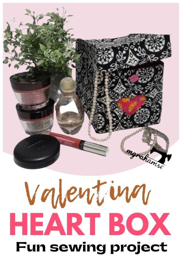 Valentina Heart Box sewing pattern (with video)