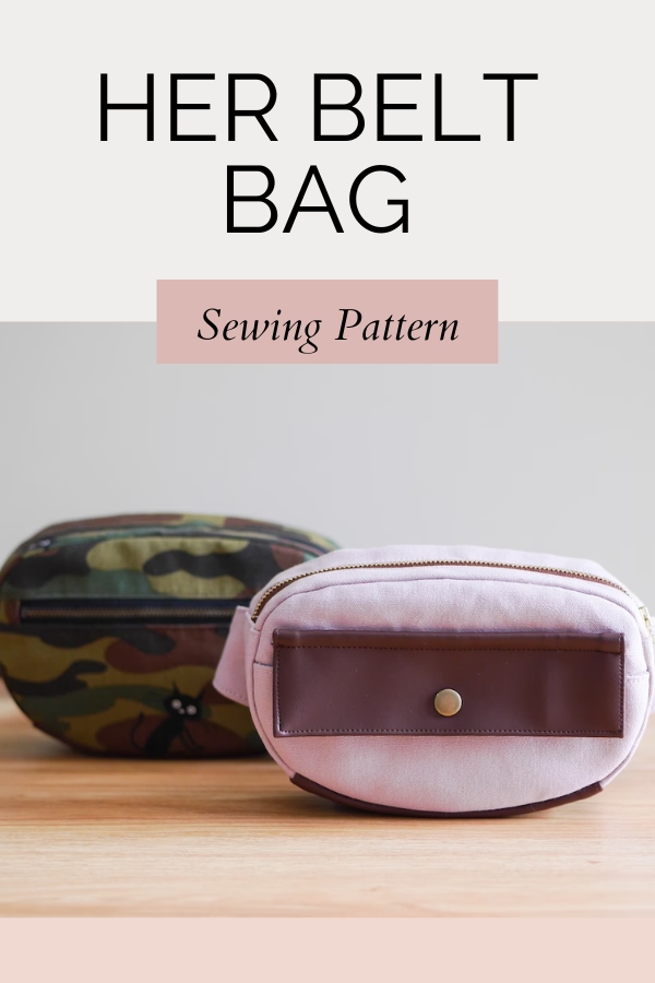 Her Belt Bag sewing pattern Sew Modern Bags