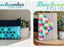 Beachcomber Large Wallet and Beachcomber Folio sewing pattern (2 pattern bundle)