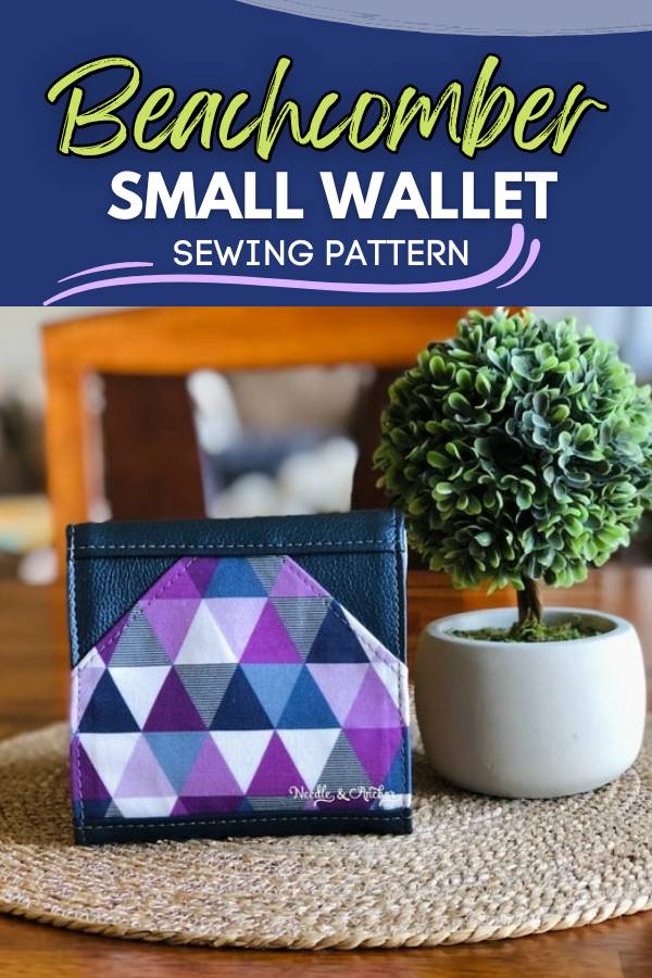 Beachcomber Small Wallet sewing pattern (with video)