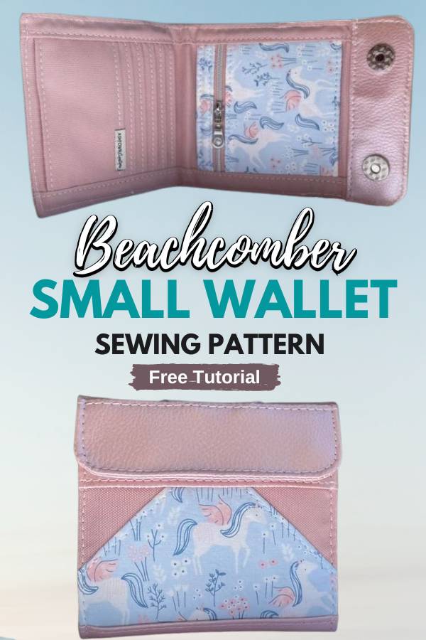 Beachcomber Small Wallet sewing pattern (with video)