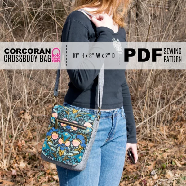Corcoran Crossbody Bag sewing pattern (with videos)