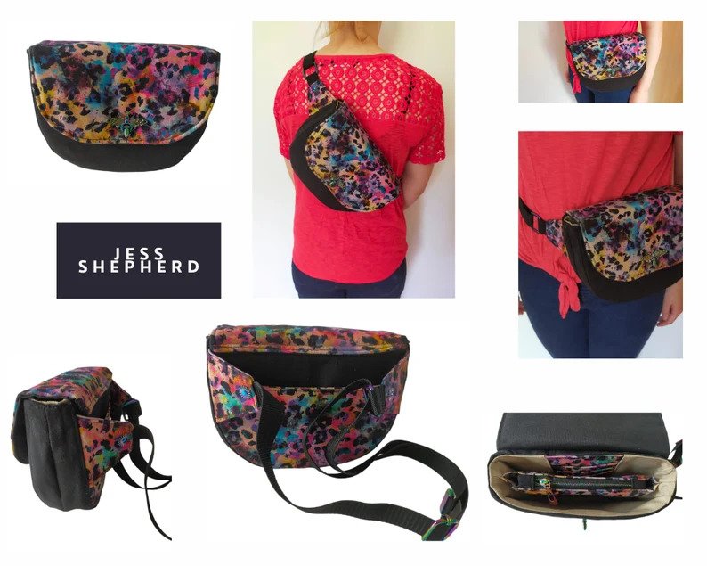 Cottage Hip Bag (with video) - Sew Modern Bags