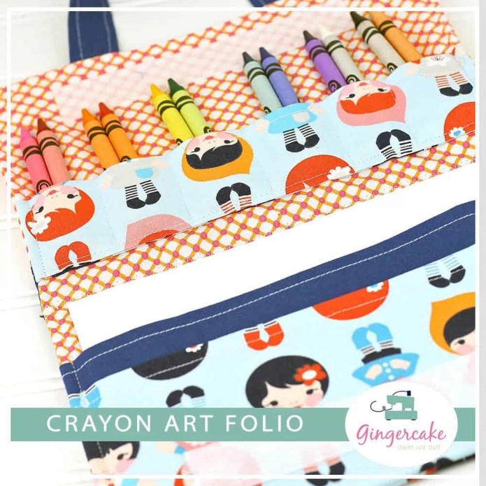 Crayon Art Portfolio sewing pattern (2 sizes) - Sew Modern Kids